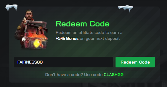 How to Claim Clash.GG Bonus 1