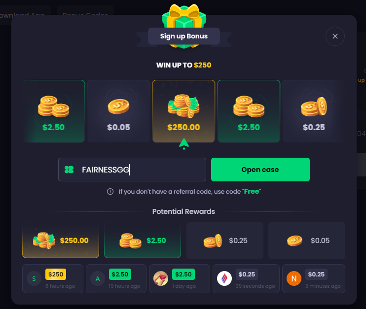 How To Claim FreeCash Promo Code 1