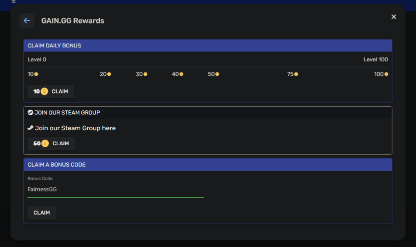 How to Claim GainGG Promo Code 1