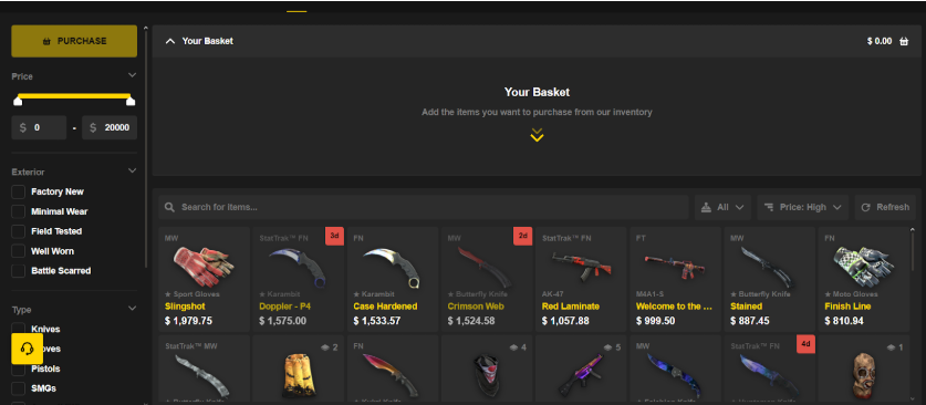 How to Trade Skins on RapidSkins 1