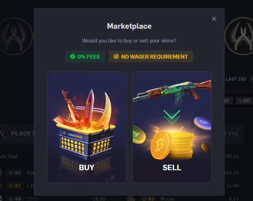 CSGOEmpire Marketplace 1