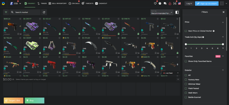 Buying Skins on DMarket 1