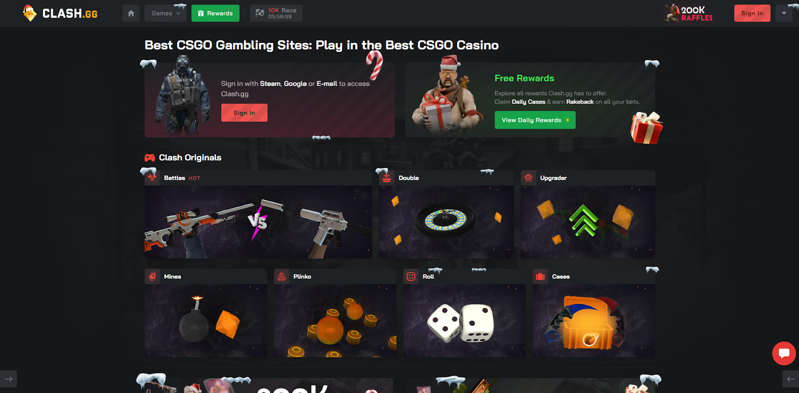 image of the home page