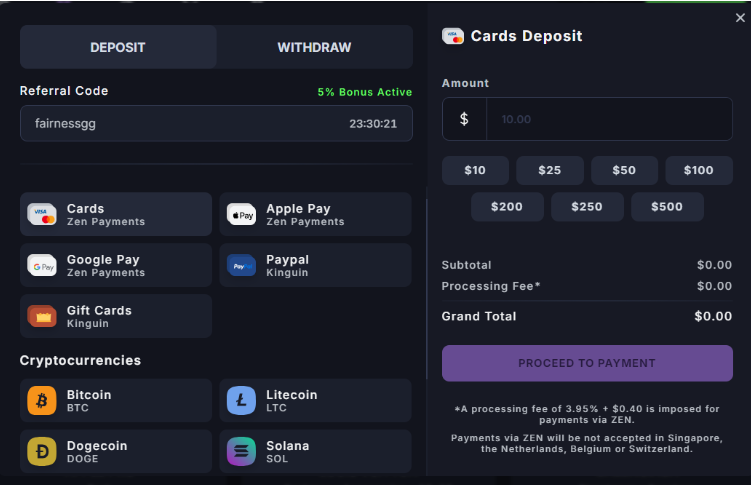 image of the withdrawal methods 